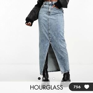 ASOS Hourglass Maxi Skirt Size 12